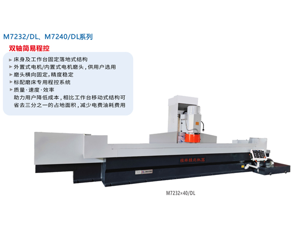 數(shù)/程控臥軸距臺平面磨床（落地式）M7232/DL、M7240/DL系列